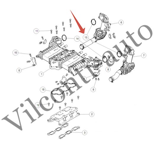 ПРОКЛАДКА ЗАДНЕЙ ВОЗДУШНОЙ ТРУБКИ TANK 500 1008613XEZ01 100% ОРИГИНАЛ