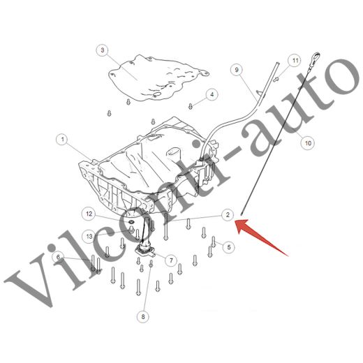 БОЛТ МАСЛЯНОГО ПОДДОНА TANK 500 Q18408110FDE 100% ОРИГИНАЛ