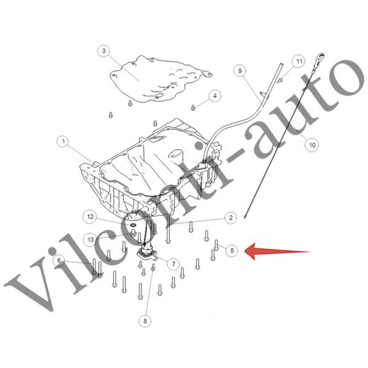 БОЛТ С ШЕСТИГРАННОЙ ГОЛОВКОЙ И ФЛАНЦЕМ TANK 500 Q1840835FD720E 100% ОРИГИНАЛ