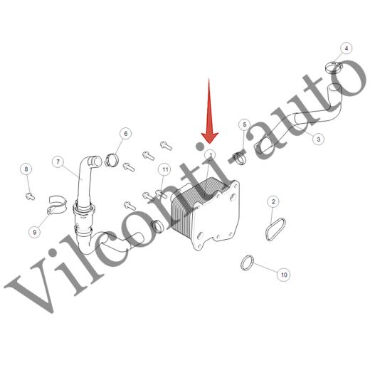 РАДИАТОР МАСЛЯНЫЙ В СБОРЕ TANK 500 1013100XEZ01 100% ОРИГИНАЛ