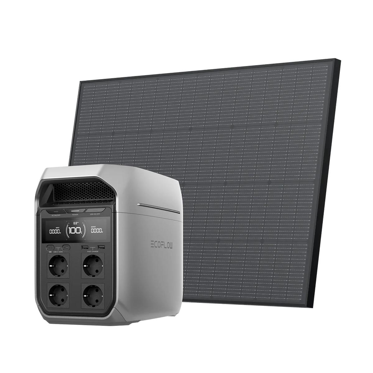 Комплект DELTA 3 Plus + cолнечная панель 175 Вт+ кабель XT60i 2.5 м