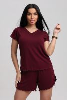 Пижама 375708 [бордовый]