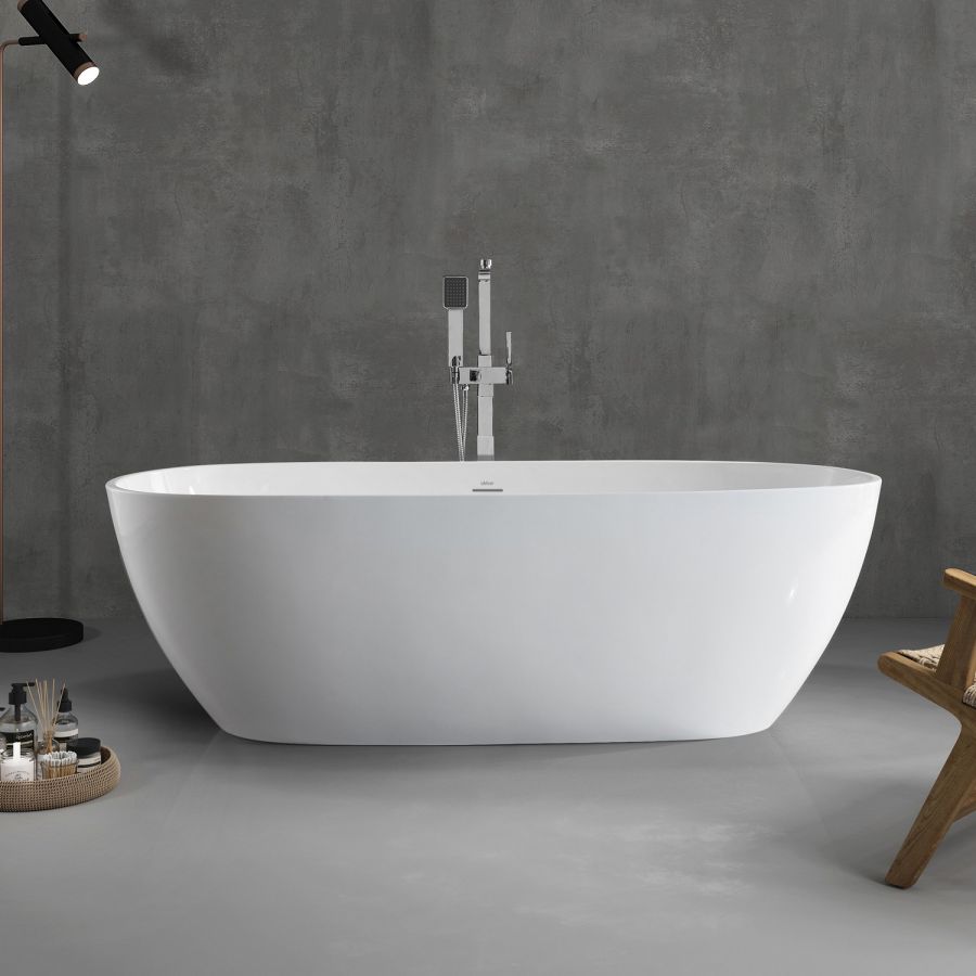 Акриловая ванна ABBER AB9263-1.8 белая