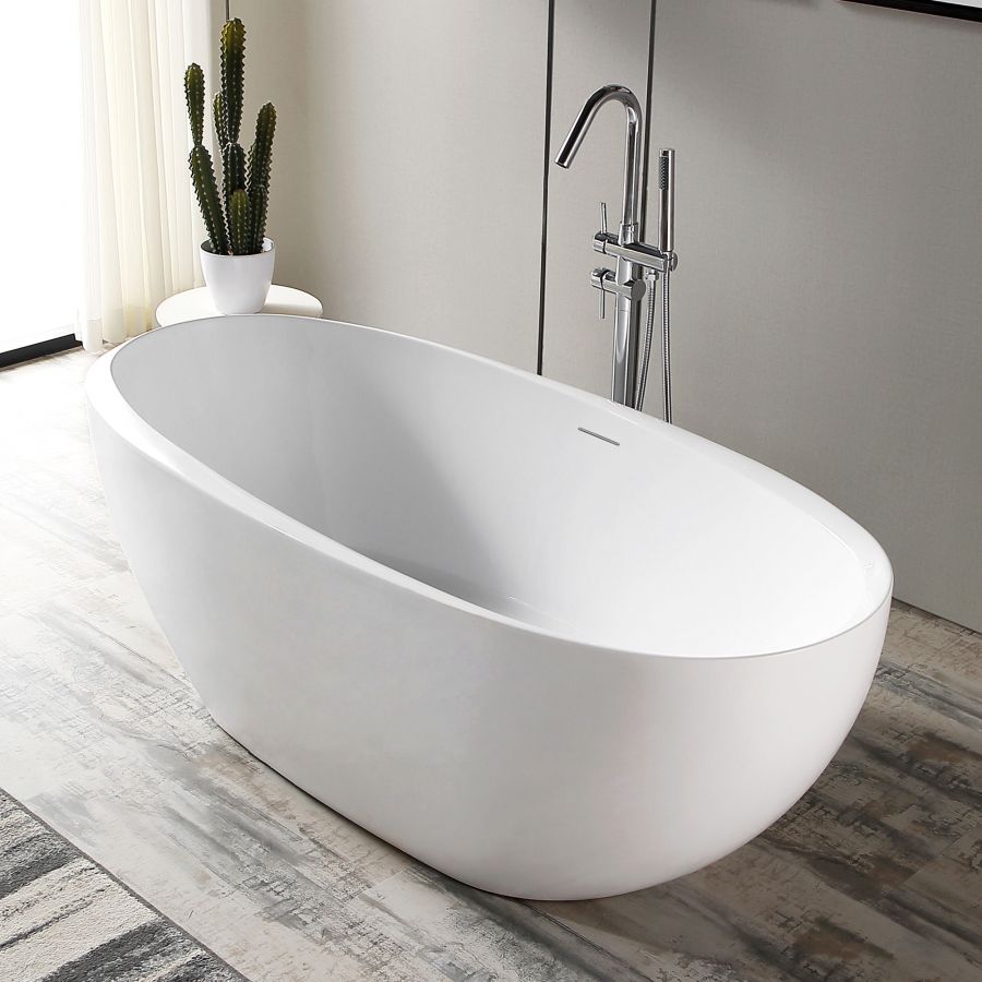 Акриловая ванна ABBER AB9285 белая