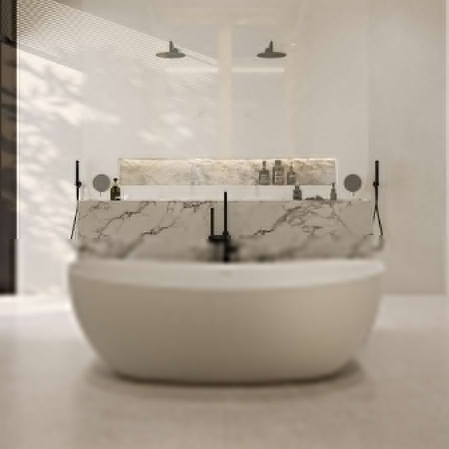 Ванна из искусственного камня ABBER Stein AS9615-1.6 белая матовая