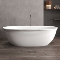 Ванна из искусственного камня ABBER Stein AS9631 белая матовая