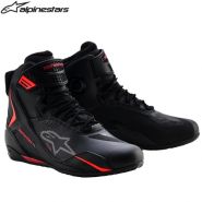 Мотоботинки Alpinestars Faster 4 Drystar, чёрно-красные