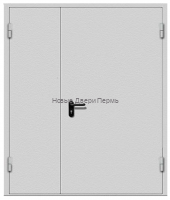 Противопожарная дверь ДПМ-02 EIS 60 – двупольная дымогазонепроницаемая дверь 1280×2080 мм