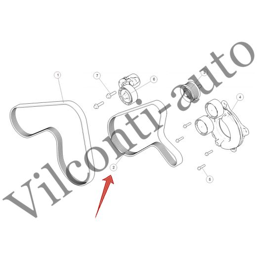 РЕМЕНЬ ПРИВОДНОЙ TANK 500 1025011XEZ01 100% ОРИГИНАЛ