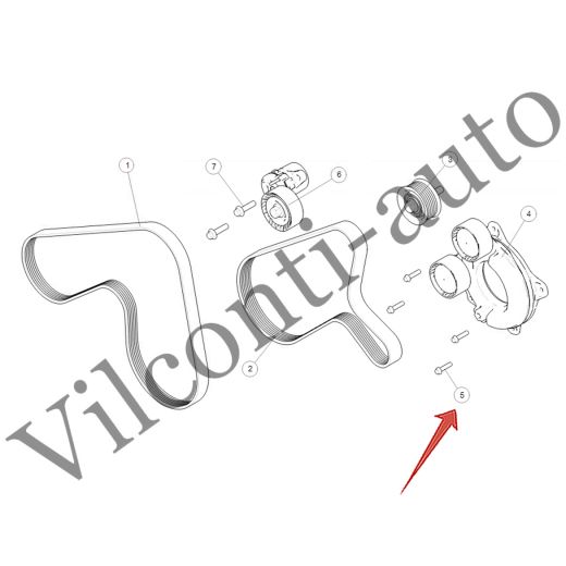 БОЛТ С ШЕСТИГРАННОЙ ГОЛОВКОЙ И ФЛАНЦЕМ TANK 500 09140313 100% ОРИГИНАЛ