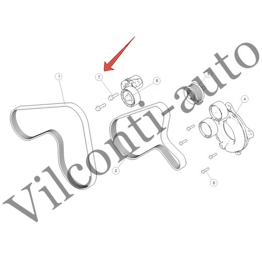 БОЛТ С ШЕСТИГРАННОЙ ГОЛОВКОЙ И ФЛАНЦЕМ TANK 500 Q1840830FDE 100% ОРИГИНАЛ