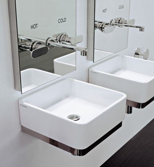 Накладная раковина Flaminia Miniwash 40 Countertop Basin 40х40 схема 3