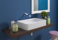 Накладная раковина Flaminia Miniwash 60 Countertop Basin MWL60 60х40 схема 2