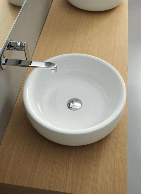 Накладная раковина Flaminia Bonola 46 Countertop Or Suitable For Pedestal Basin 46х46 ФОТО