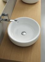 Накладная раковина Flaminia Bonola 46 Countertop Or Suitable For Pedestal Basin 46х46 схема 3