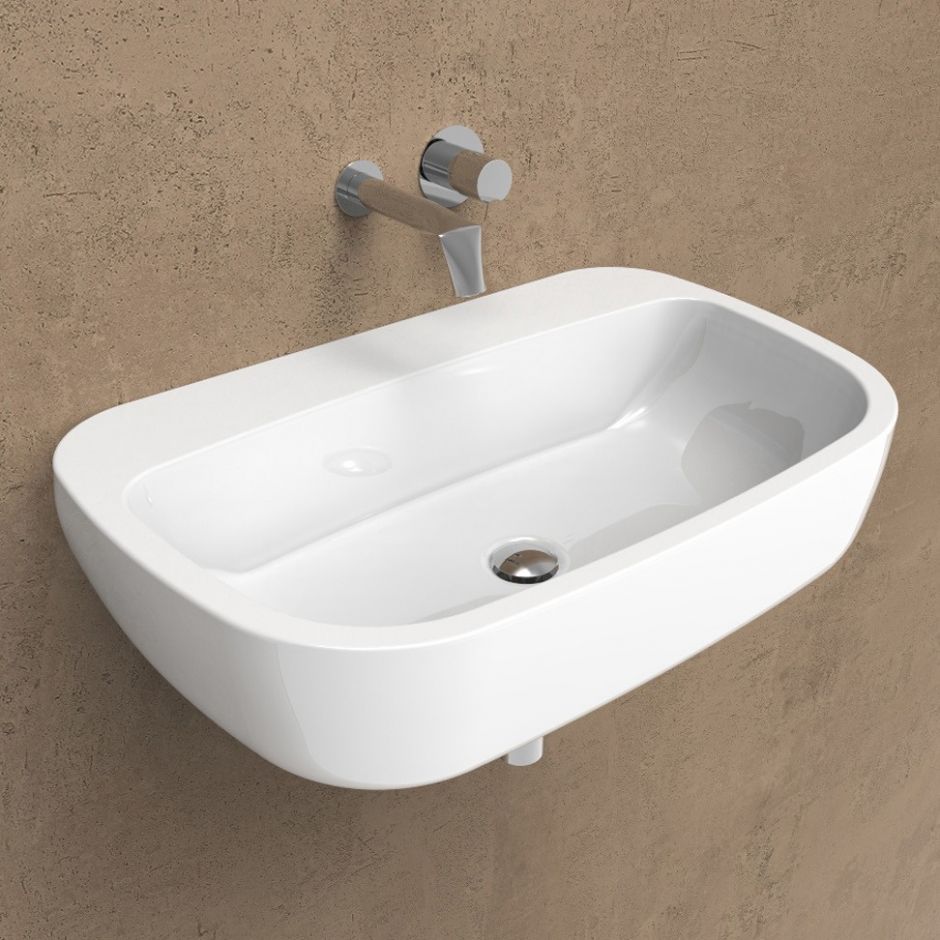 Подвесная раковина Flaminia Mono 74 Countertop Basin 74х48