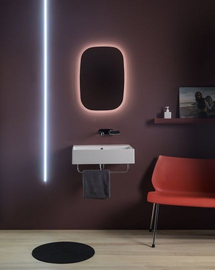 Подвесная раковина Flaminia AppLight 60 AP6047 60х47х14 см схема 4