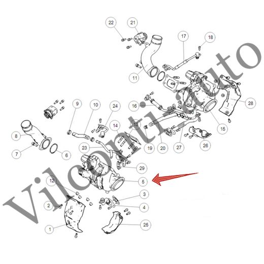 ТУРБОКОМПРЕССОР В СБОРЕ TANK 500 1118800XEZ01 100% ОРИГИНАЛ