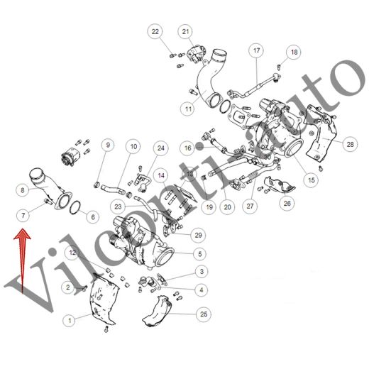 БОЛТ С ШЕСТИГРАННОЙ ГОЛОВКОЙ И ФЛАНЦЕМ TANK 500 09210094 100% ОРИГИНАЛ