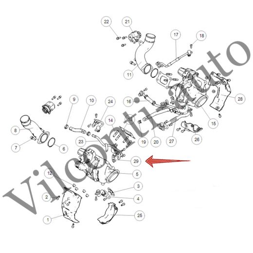 ПРОКЛАДКА ТУРБИНЫ TANK 500 1118012XEB07 100% ОРИГИНАЛ