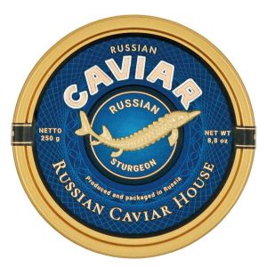 Черная икра русского осетра Классик Русский Икорный Дом 250 г - Россия