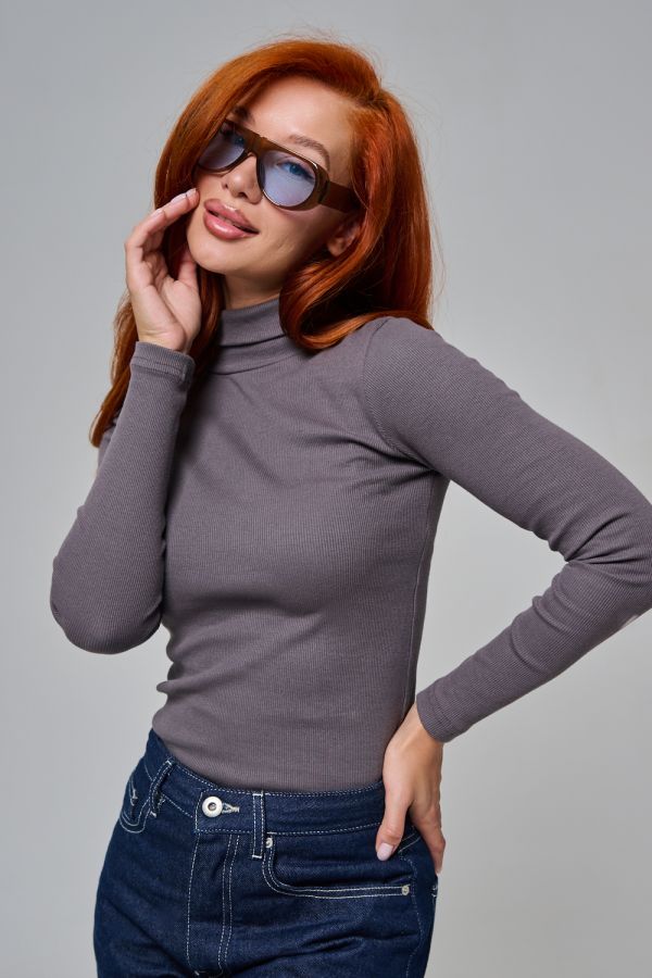 Водолазка женская 14439 [темно-серый]
