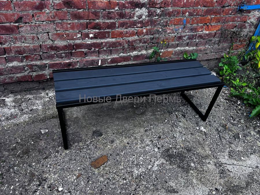 Лавка металлическая 40х40х120 см RAL7024