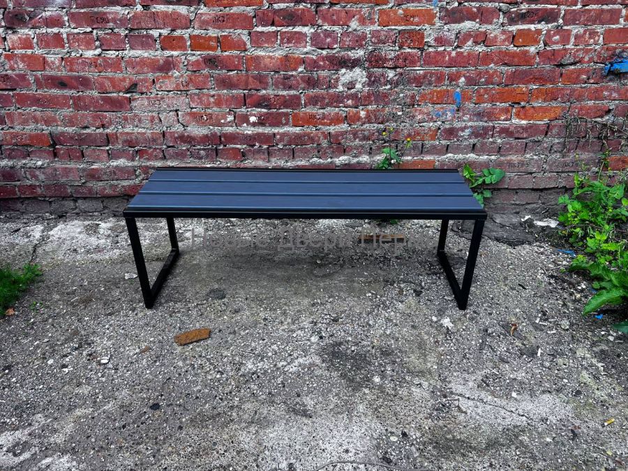 Лавка металлическая 40х40х120 см RAL7024