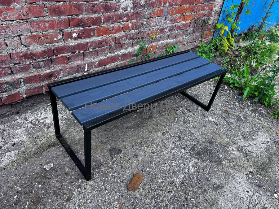 Лавка металлическая 40х40х120 см RAL7024