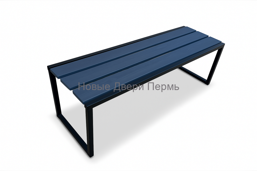 Лавка металлическая 40х40х120 см RAL7024