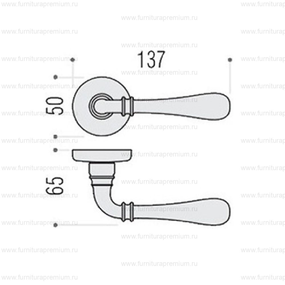 Ручка дверная Colombo Ida ID31RSB CR