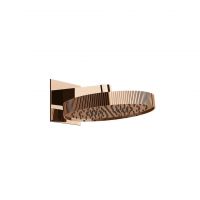 Верхний душ Gessi Incastri Rigato 75149 настенный короткий кронштейн схема 1