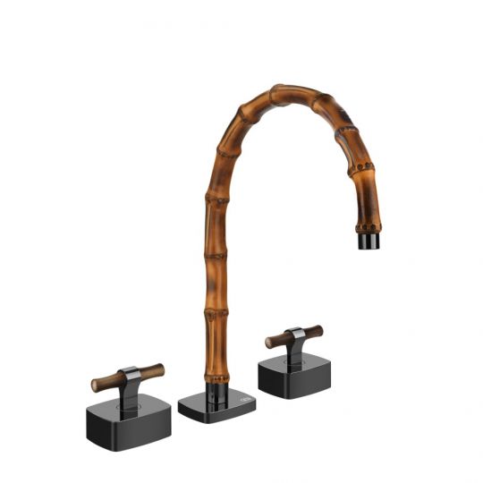 Смеситель для раковины Gessi Jacqueline 77217 со средним изливом и Т-образным вентилем под дерево на 3 отверстия схема 4 Смеситель для раковины Gessi Jacqueline 77217 со средним изливом и Т-образным вентилем под дерево на 3 отверстия схема 4