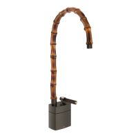 Смеситель для раковины Gessi Jacqueline 77233 средний с высоким поворотным изливом и вентилем под дерево схема 4