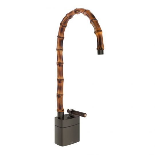 Смеситель для раковины Gessi Jacqueline 77233 средний с высоким поворотным изливом и вентилем под дерево схема 4