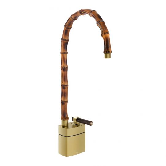 Смеситель для раковины Gessi Jacqueline 77233 средний с высоким поворотным изливом и вентилем под дерево схема 9