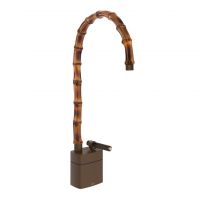 Смеситель для раковины Gessi Jacqueline 77233 средний с высоким поворотным изливом и вентилем под дерево схема 11