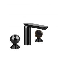 Смеситель для раковины Gessi Perle 74025 с вентилями-сферами из металла и муранского стекла Sfaccettato схема 8 Смеситель для раковины Gessi Perle 74025 с вентилями-сферами из металла и муранского стекла Sfaccettato схема 8