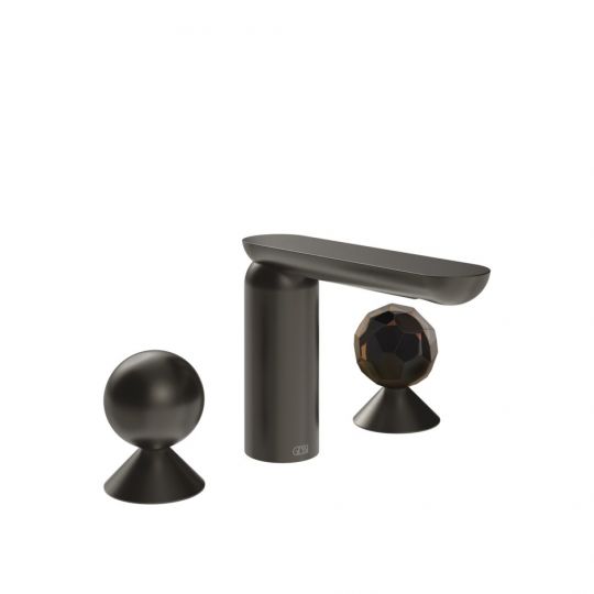 Смеситель для раковины Gessi Perle 74025 с вентилями-сферами из металла и муранского стекла Sfaccettato схема 9 Смеситель для раковины Gessi Perle 74025 с вентилями-сферами из металла и муранского стекла Sfaccettato схема 9