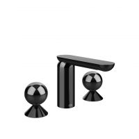 Смеситель для раковины Gessi Perle 74365 с металлическими вентилями-сферами схема 8