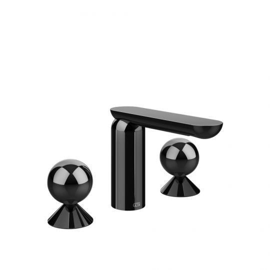 Смеситель для раковины Gessi Perle 74365 с металлическими вентилями-сферами схема 8