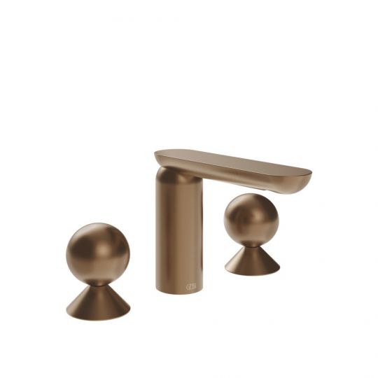 Смеситель для раковины Gessi Perle 74365 с металлическими вентилями-сферами схема 10