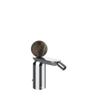 Смеситель для биде Gessi Perle 74107 с донным клапаном с вентилем из мрамора Emperador Dark схема 1