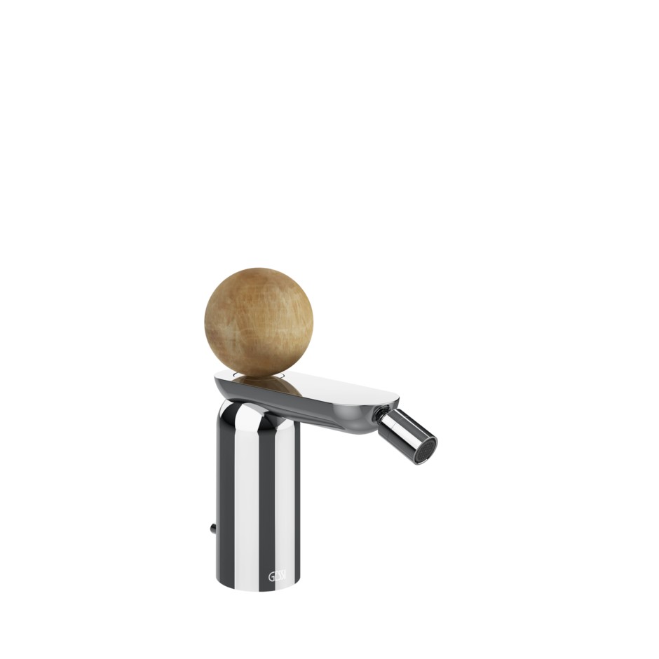 Смеситель для биде Gessi Perle 74307 с донным клапаном с вентилем из камня Onyx Cola