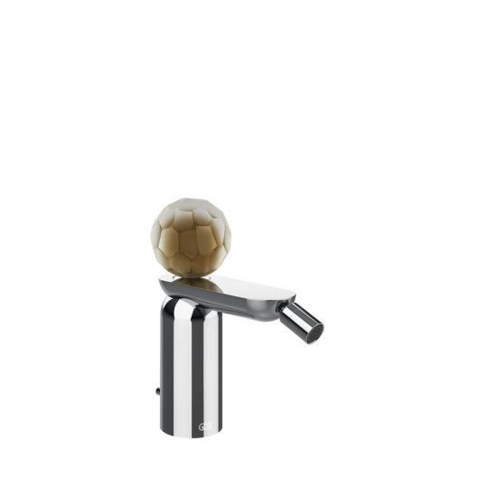 Смеситель для биде Gessi Perle 74407 с донным клапаном с вентилем из муранского стекла Battuto схема 1 Смеситель для биде Gessi Perle 74407 с донным клапаном с вентилем из муранского стекла Battuto схема 1