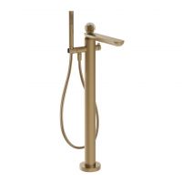 Смеситель для ванны Gessi Perle 74429 напольный с ручным душем и переключателем с вентилем из муранского стекла Battuto схема 10