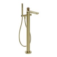 Смеситель для ванны Gessi Perle 74429 напольный с ручным душем и переключателем с вентилем из муранского стекла Battuto схема 11