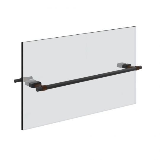 Полотенцедержатель Gessi Jacqueline 77513 45 см металлический для крепления на стекло схема 3