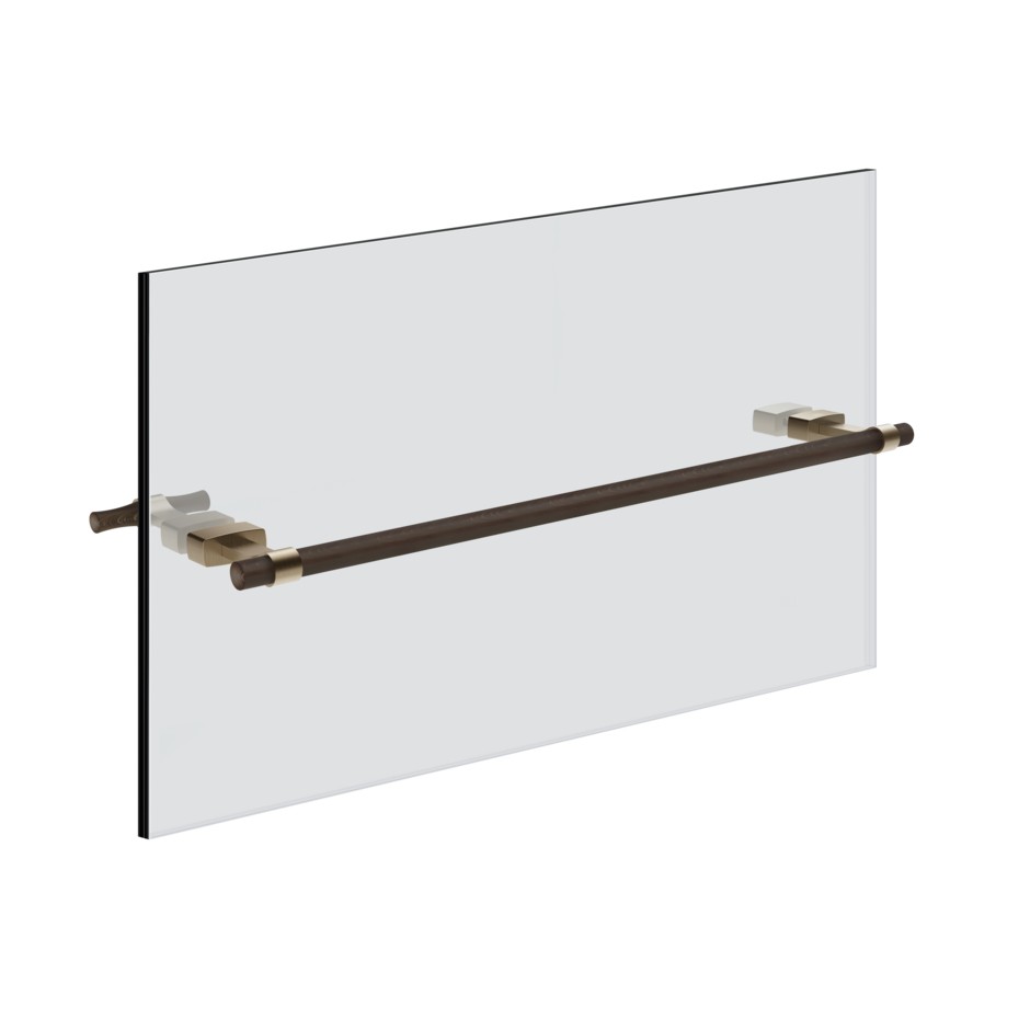 Полотенцедержатель Gessi Jacqueline 77613 под дерево 45 см для крепления на стекло ФОТО