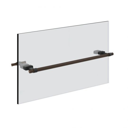 Полотенцедержатель Gessi Jacqueline 77613 под дерево 45 см для крепления на стекло схема 3